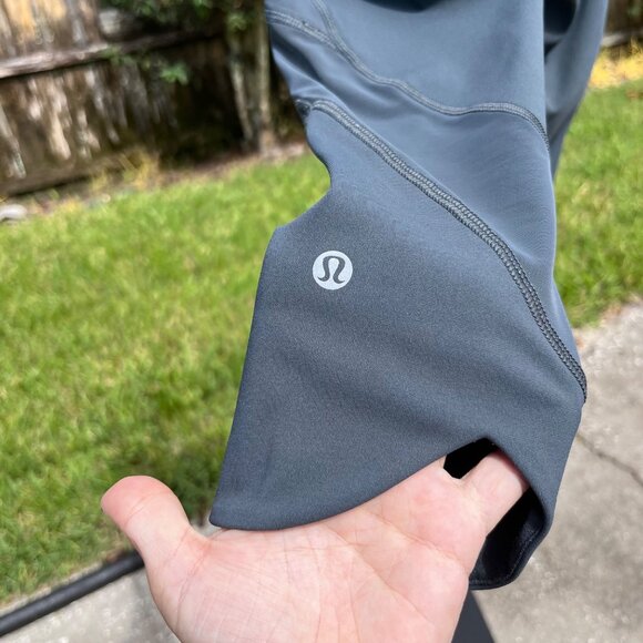 Lululemon Home Stretch Crop (19") Leggings in Melanite Gray Size 4 - Picture 7 of 11
